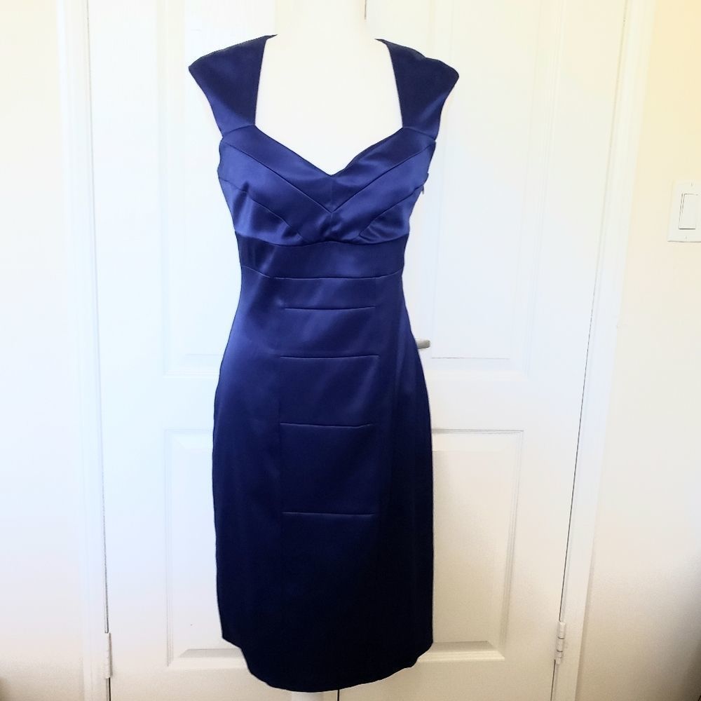 Signature by Sangria Satin Dress